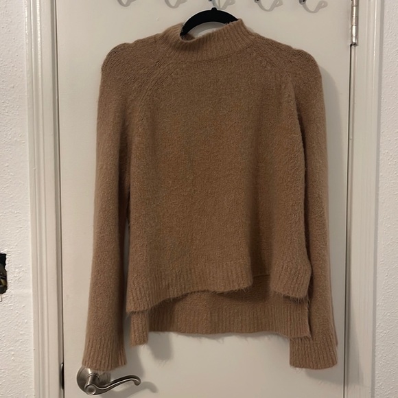 Bell- Sleeved Brown Pullover - Picture 1 of 7